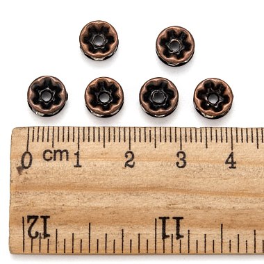 Rhinestone Spacer Beads(RB-H035-29)-4