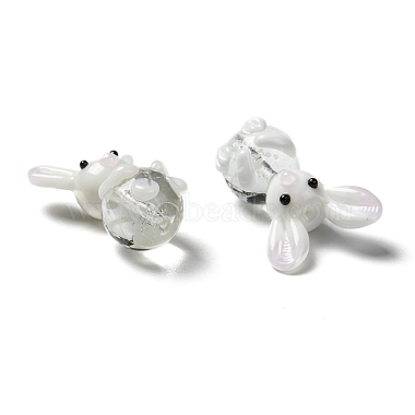 Handmade Bunny Lampwork Beads(X-LAMP-P051-J01)-2