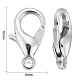 Zinc Alloy Lobster Claw Clasps(E103-P-NF)-3