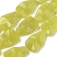 природных лимона нефрита бисер нитей(G-B051-B02-01)-1
