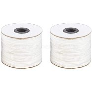 Nylon Thread, White, 1.8mm, about 80yards/roll, 2rolls/set(NWIR-PH0001-16)