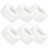 4 Roll Non-Woven Fabric Disposable Sweat Pad Tapes, Collar Hat Protector, Absorbent Liners Pads, White, 25mm(AJEW-GF0009-68)