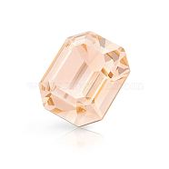 Preciosa&reg MAXIMA Crystal Fancy Stones, Czech Crystal, 435 34 222 Octagon, Dura Foiling, 90300 Light Peach, 8x6mm(Y-PRC-FD8-90300)