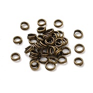 Brass Split Rings, Double Loops Jump Rings, Cadmium Free & Lead Free, Antique Bronze, 1.4x4mm, about 3.3mm inner diameter, about 11079pcs/880g(J0CP5051)