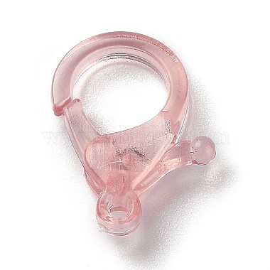 Transparent Plastic Lobster CLaw Clasps(KY-H005-A08)-3