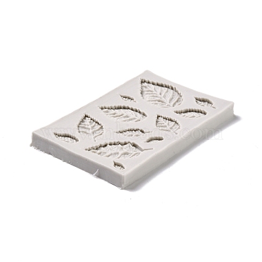 Moules en silicone de qualité alimentaire pour feuilles(X-DIY-F100-01)-4