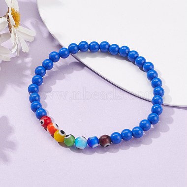 Bracelets extensibles en acrylique opaque(BJEW-JB06308)-3