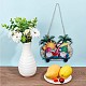 Summer Theme Wooden Hanging Wall Decorations for Front Door Home Decoration(HJEW-WH0047-11)-4