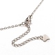 ожерелья с подвеской из стерлингового серебра 925 с родиевым покрытием и штампованной пустой биркой(NJEW-H209-05P)-3