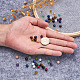 Kissitty 100pcs 10 couleurs perles de pierres précieuses naturelles(G-KS0001-10)-4