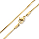 304 Stainless Steel Box Chain Necklace for Men Women(NJEW-F308-01)-3