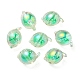 Placage uv perles acryliques irisées arc-en-ciel(OACR-F004-07I)-1