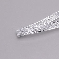 Polyester Ribbon, for Gift Wrapping, Wedding, Brithday Party, Floral Bows Crafts Decoration, Gainsboro, 3/8 inch(10.5mm), about 50yards/roll(SRIB-WH0020-01F)