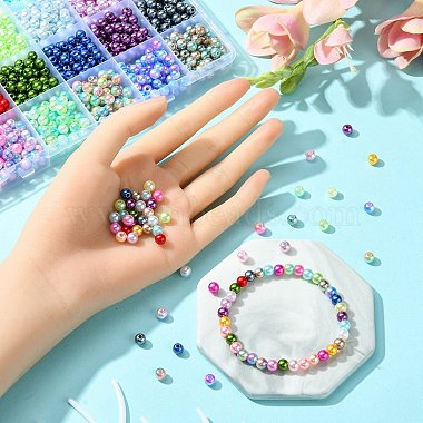 24Colors ABS Plastic Imitation Pearl Beads(OACR-YW0001-74)-5