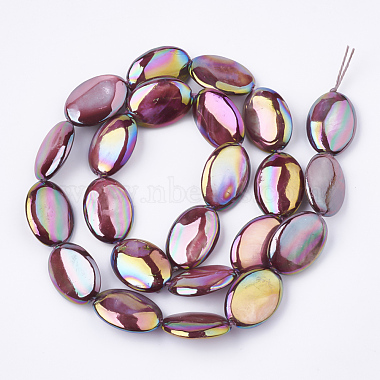 AB Color Freshwater Shell Beads Strands(SHEL-S274-39B)-2
