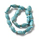 Synthetic Turquoise Dyed Beads Strands(G-E594-18)-2