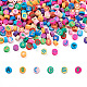 300pcs perles de couleurs en argile polymère faites à la main(CLAY-CD0001-04)-2