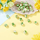 30&nbsp;pi&egrave;ces de perles de sable dor&eacute; faites &agrave; la main(LAMP-TA0002-37D)-4