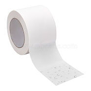 Nylon Waterproof Repair Adhesive Tape, Repairing Tears, Cracks, & Leaks, for Backpack, Tent, Awnings, Inflatable Mattresses, White, 80mm, 45 yards(about 41.15m)/roll(AJEW-WH0348-245B-01)