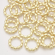 Alloy Linking Rings, Ring, Light Gold, 19x2mm, Inner diameter: 13mm(X-PALLOY-S121-219)