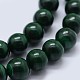 malachite naturelles brins de perles(G-F571-27A2-12mm)-3