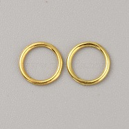 Alloy Underwear Strap Adjustment Buckles, Bra Slider Hoop, Round Ring, Golden, 10.5x1mm, Inner Diameter: 8mm(FIND-WH0110-598A-G)