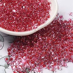 Glass Seed Beads, Peanut, Medium Violet Red, 3.5~4x2~2.5x2~2.3mm, Hole: 0.8mm(SEED-K009-08B-03)
