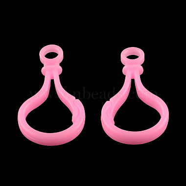 Pearl Pink Others Plastic Keychain Clasps