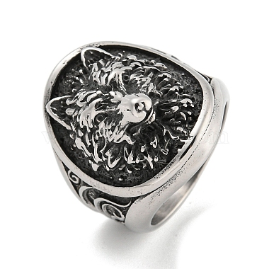 Wolf 304 Stainless Steel Finger Rings