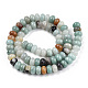 Brins de perles d'amazonite de fleurs naturelles(G-R408-5x8-04)-3