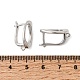 Oval Brass Hoop Earring Findings(KK-Z154-01P)-3