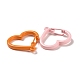 Spray Painted Alloy Key Snap Hook Clasps for Keychains(FIND-L016-03)-2