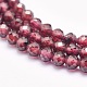 Natural Garnet Beads Strands(G-O166-13C-3mm)-3