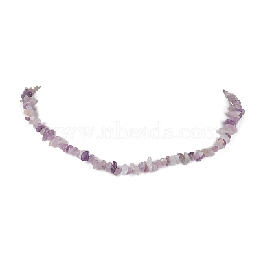 Chip Lilac Jade Necklaces