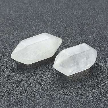 Faceted No Hole Natural Quartz Crystal Beads(X-G-K034-20mm-17)-2