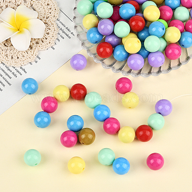 100Pcs Opaque Acrylic Beads(OACR-PA0001-31B)-4