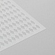 幾何学的なプラスチックの再利用可能な絵画ステンシル(DIY-E021-02C)-2
