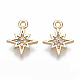 Brass Micro Pave Cubic Zirconia Charms(KK-S348-498-NF)-1