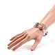 5-bracelets enveloppants en perles de pierre mélangées naturelles à boucles pour femmes(BJEW-JB01517-11)-3