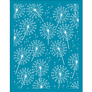 Silk Screen Printing Stencil, for Painting on Wood, DIY Decoration T-Shirt Fabric, Dandelion Pattern, 100x127mm(DIY-WH0341-073)