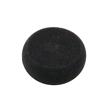 Pottery Sponge, Round, Black, 7.5cm