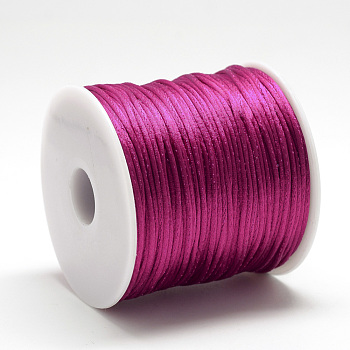 Nylon Thread, Medium Violet Red, 2.5mm, about 32.81 Yards(30m)/Roll