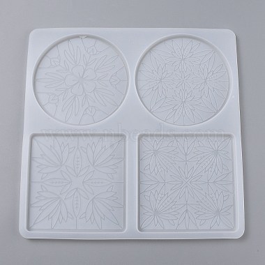 Mandala Pattern Coaster Silicone Molds(DIY-Z005-12)-2