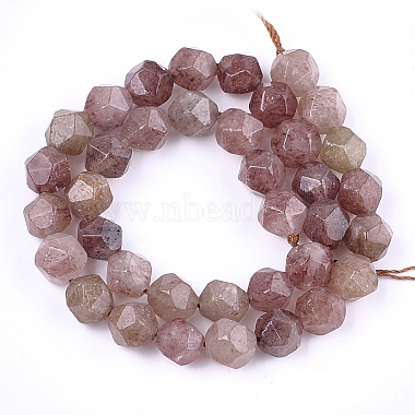 Natural Strawberry Quartz Beads Strands(G-T121-06A)-2