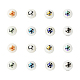 80Pcs 8 Colors Christmas Opaque Glass Beads(EGLA-YW0001-02)-2