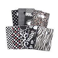 Printed Plastic Bags, Rectangle, Black, 55x45cm(PE-T003-45x55cm-01)