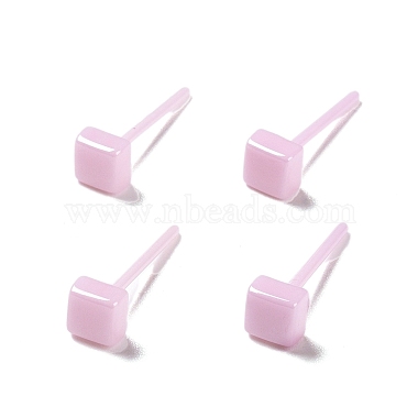 Hypoallergenic Bioceramics Zirconia Ceramic Square Stud Earrings(EJEW-Z023-07A)-3