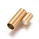 Ion Plating(IP) 304 Stainless Steel Magnetic Clasps with Glue-in Ends(STAS-I120-59B-G)-2