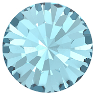 Preciosa&reg MAXIMA Crystal Round Stones, Czech Crystal, Dura Foiling, Round(431 11 615 Chaton), 60010 Aqua Bohemica, SS29(6.15~6.35mm)(Y-PRC-RBSS29-60010)