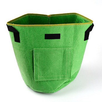 Planting Bag Fabric Vegetable Seedling Growing Pot Garden Tools, Lime Green, 275x265x345mm